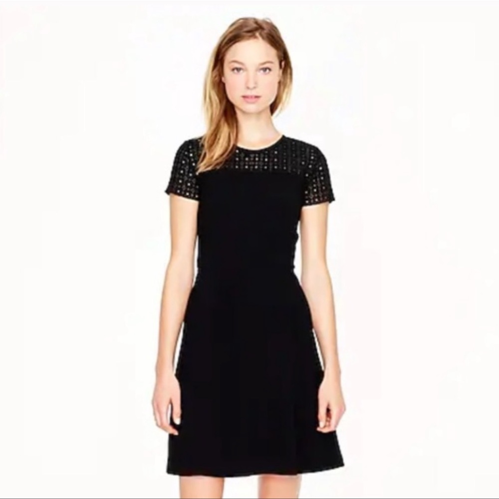 J. Crew Stretch Eyelet Dress